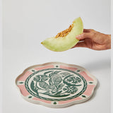 Del Sol Bird Platter Green, platter, Jones & Co - Say It Sister