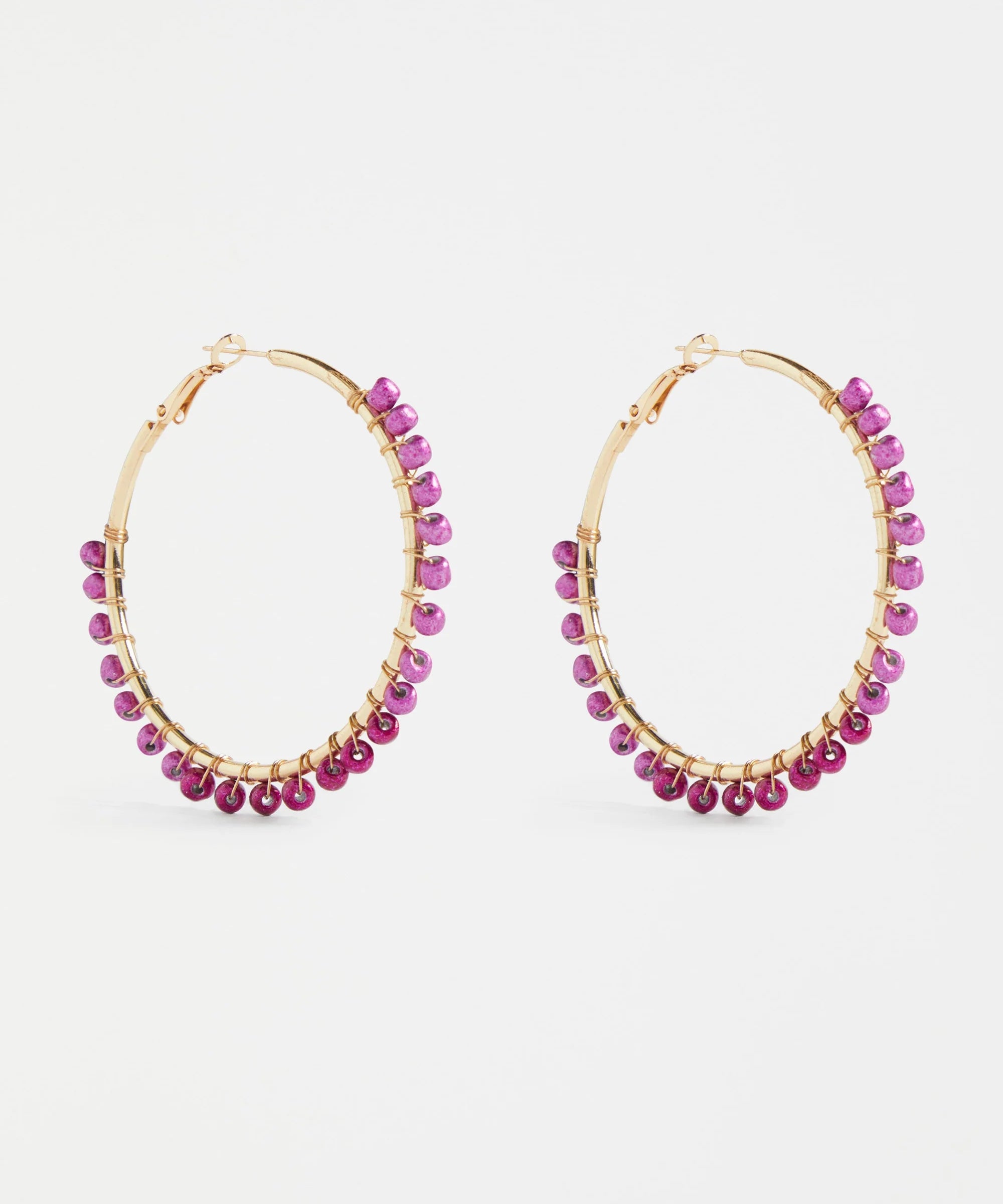 Elk - Oko Hoop Earring Mulberry, Earrings, Elk - Say It Sister