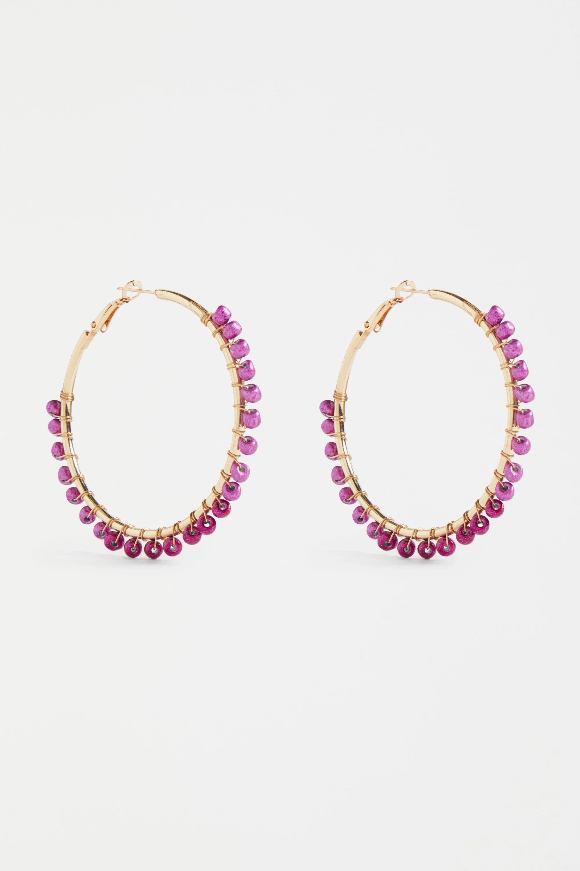 Elk - Oko Hoop Earring Mulberry, Earrings, Elk - Say It Sister