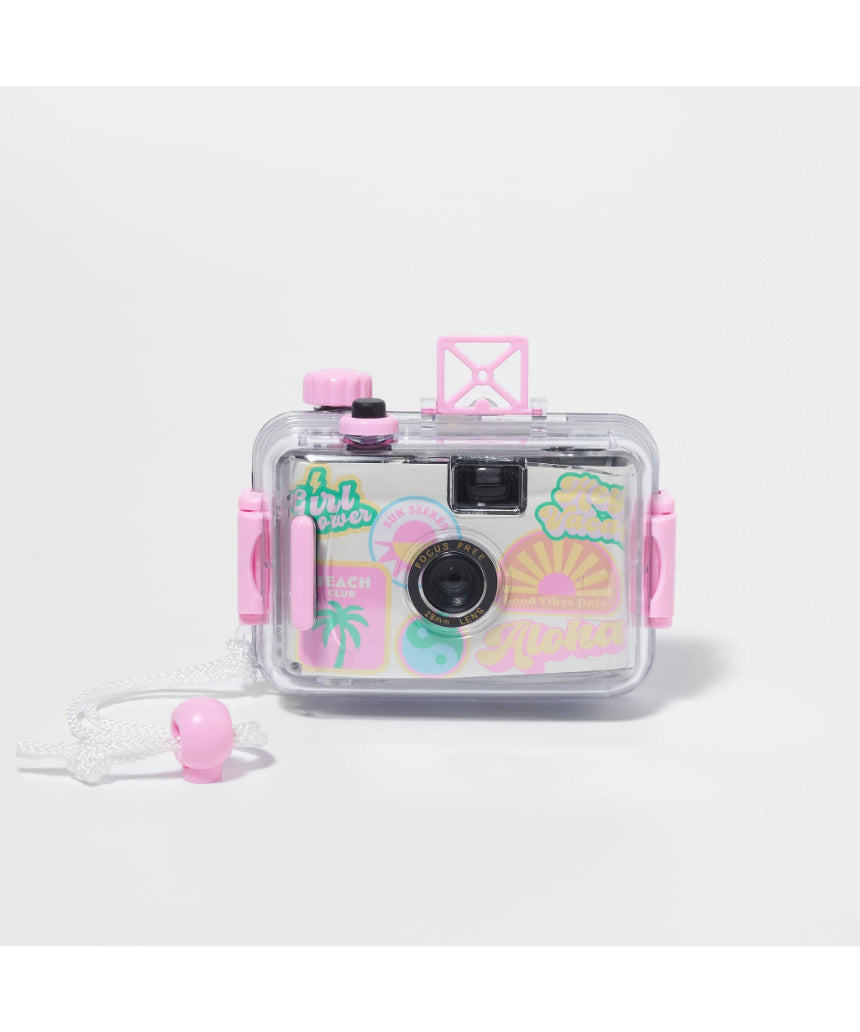 SunnyLife Underwater Camera Sherbet in vibrant colors, designed for underwater photography and capturing aquatic adventures.