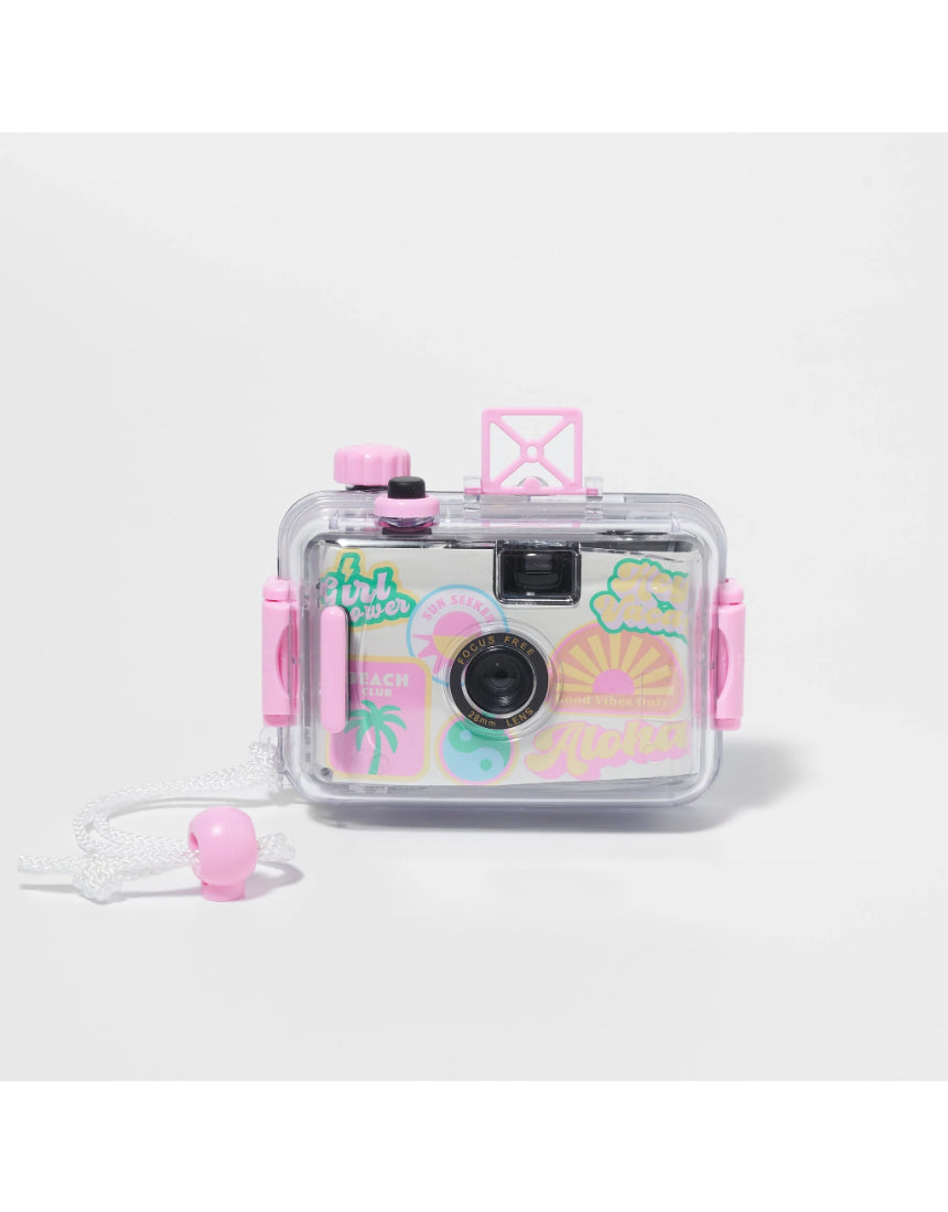 SunnyLife Underwater Camera Sherbet in vibrant colors, designed for underwater photography and capturing aquatic adventures.