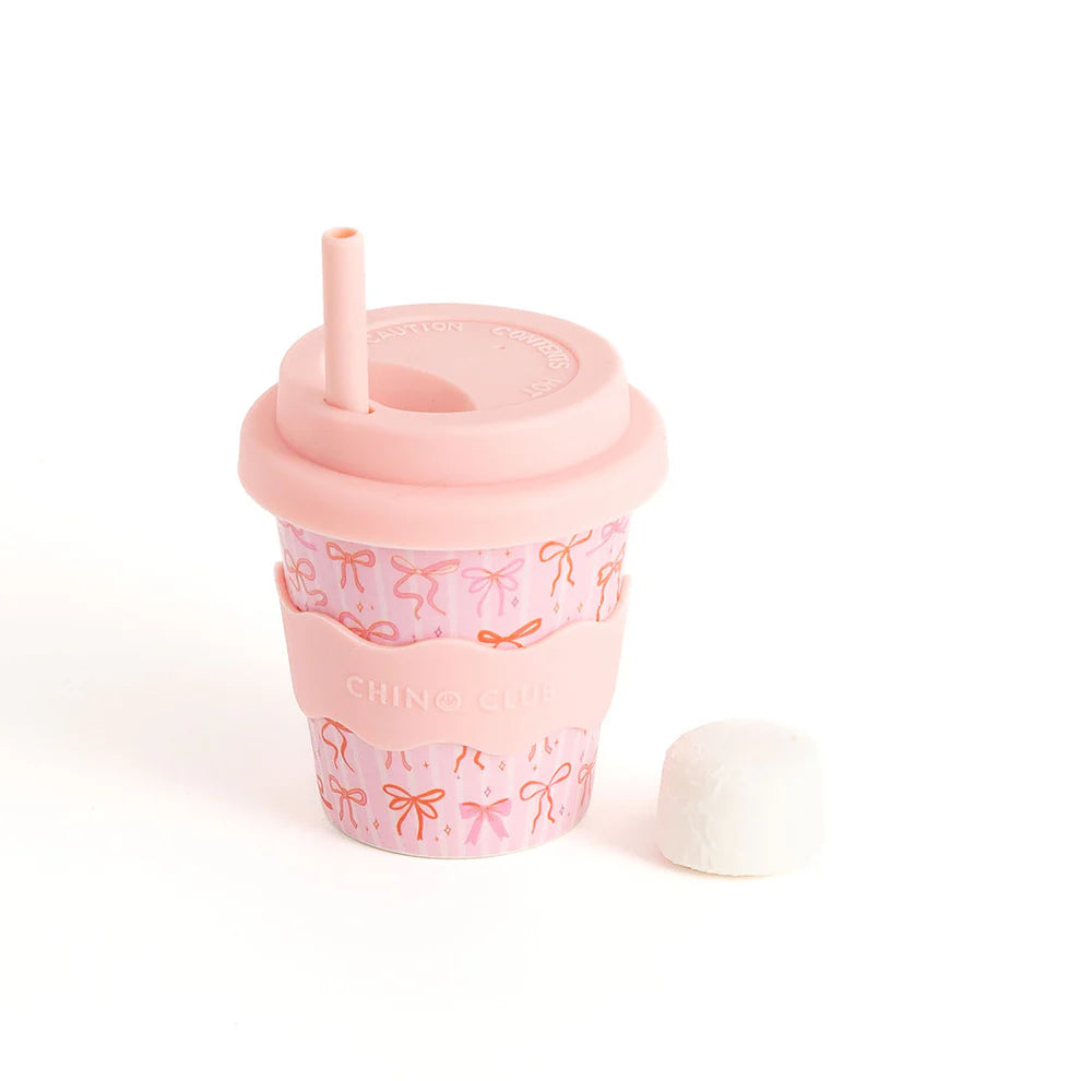 Chino Club - Bows Baby Chino Cup 4oz, kids Cup, Chino Club - Say It Sister