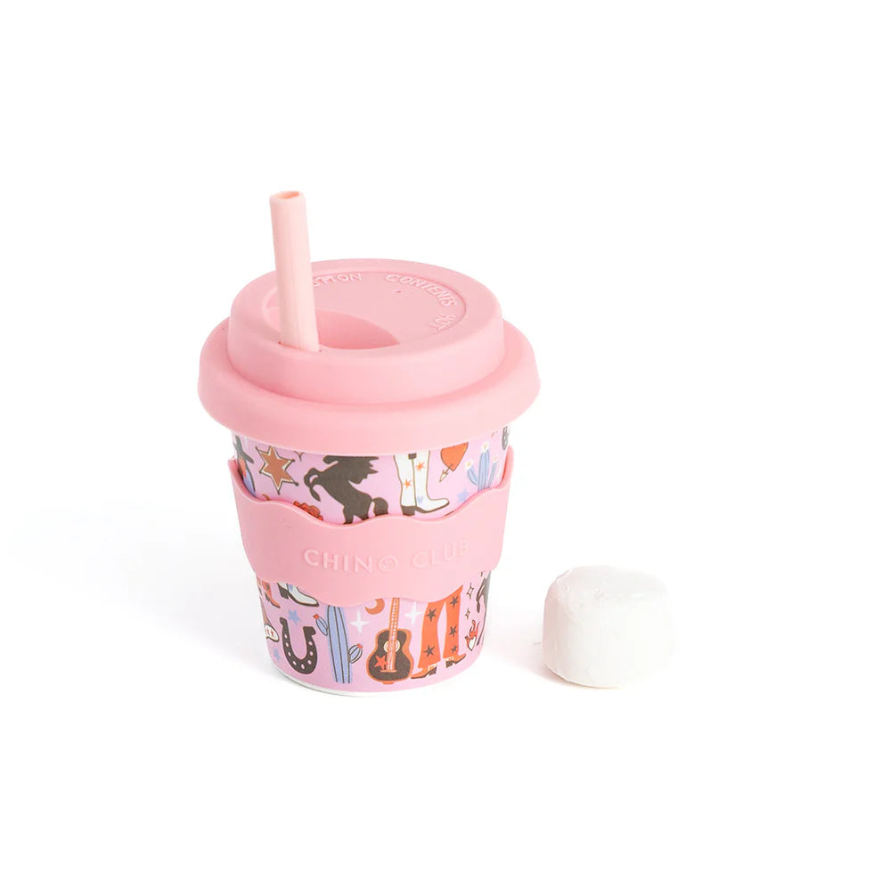 Chino Club - Cowgirl Baby Chino Cup 4oz, kids Cup, Chino Club - Say It Sister