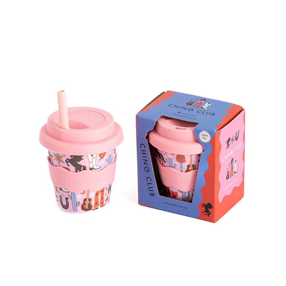 Chino Club - Cowgirl Baby Chino Cup 4oz, kids Cup, Chino Club - Say It Sister