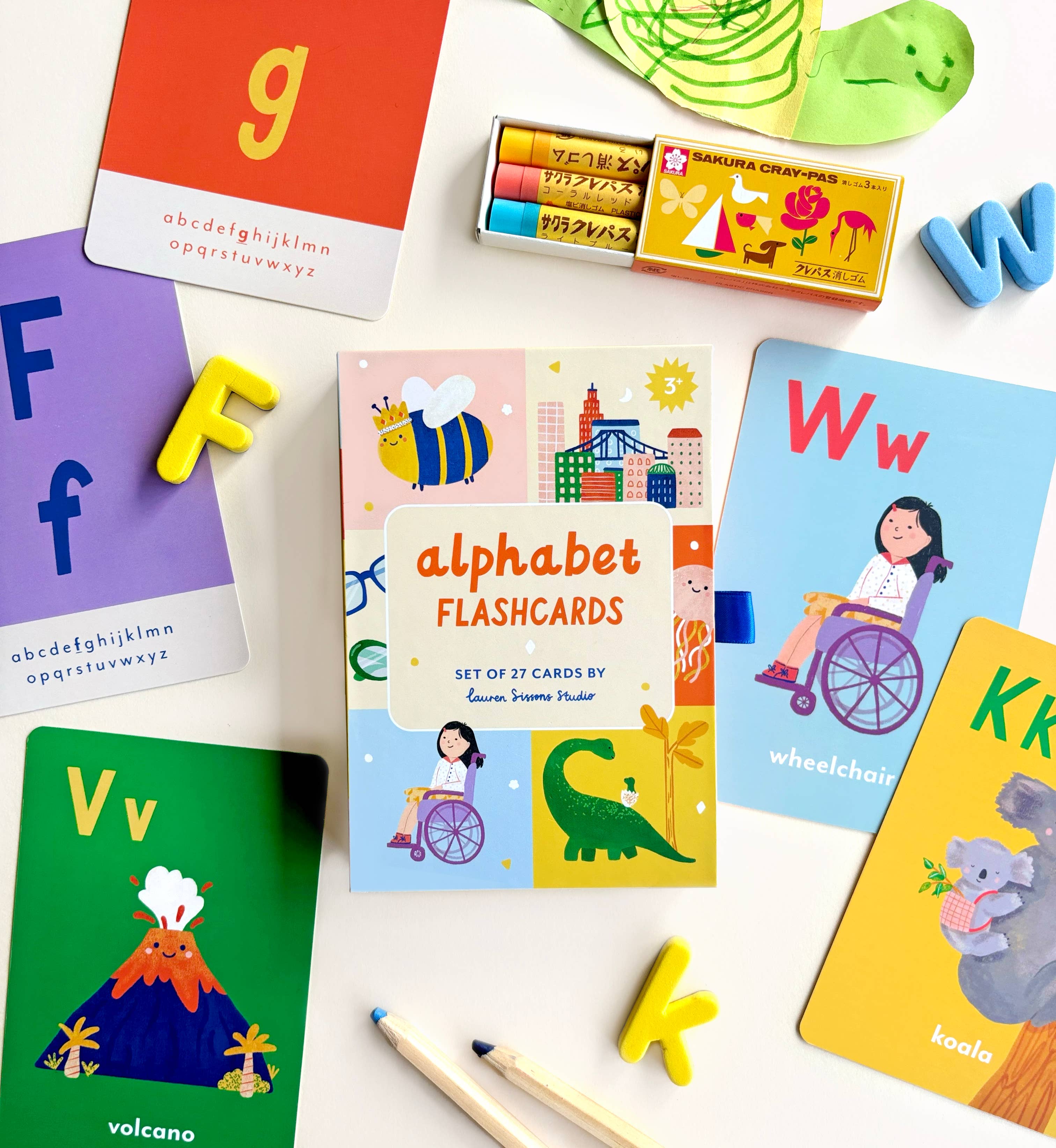 A-Z Illustrated Alphabet Flashcards, , Lauren Sissons Studio - Say It Sister
