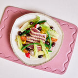 Maison Apprêt pink Classique chopping board with smooth surface and rounded edges, ideal for kitchen prep.