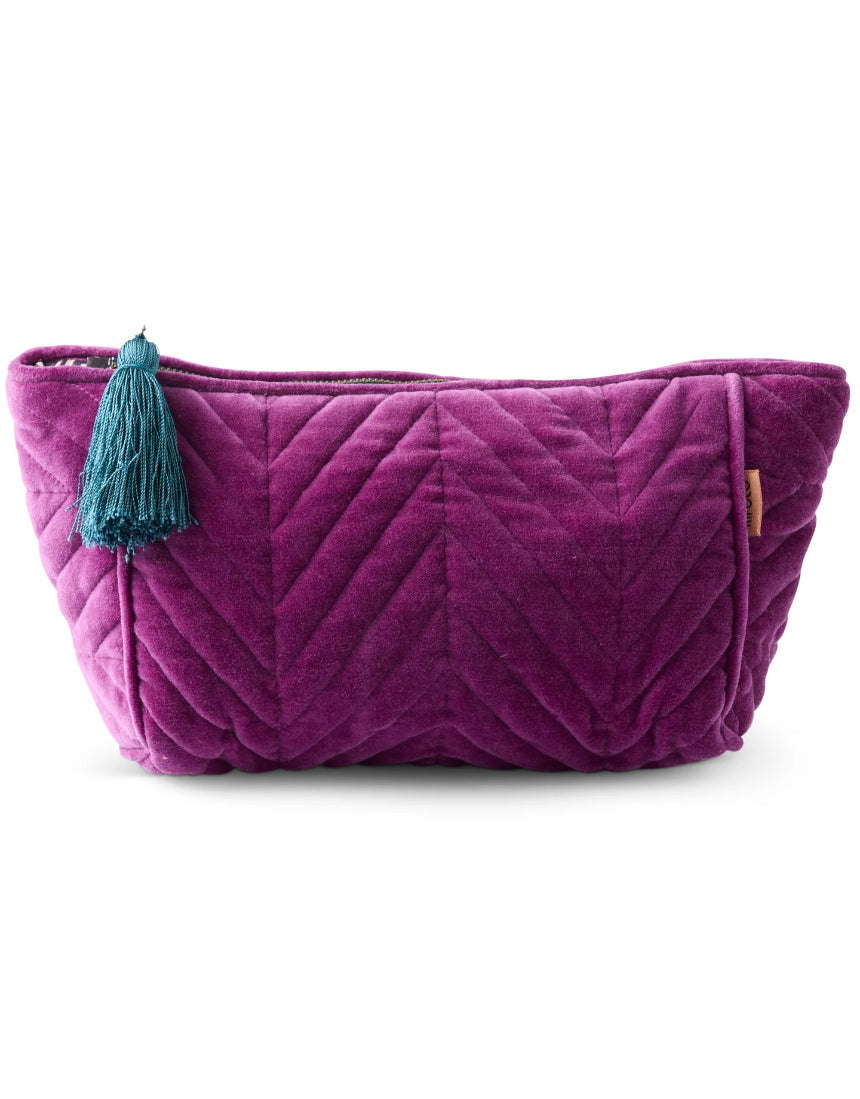 Kip & Co - Wild Grape Velvet Toiletry Bag, Accessories, Kip & Co - Say It Sister