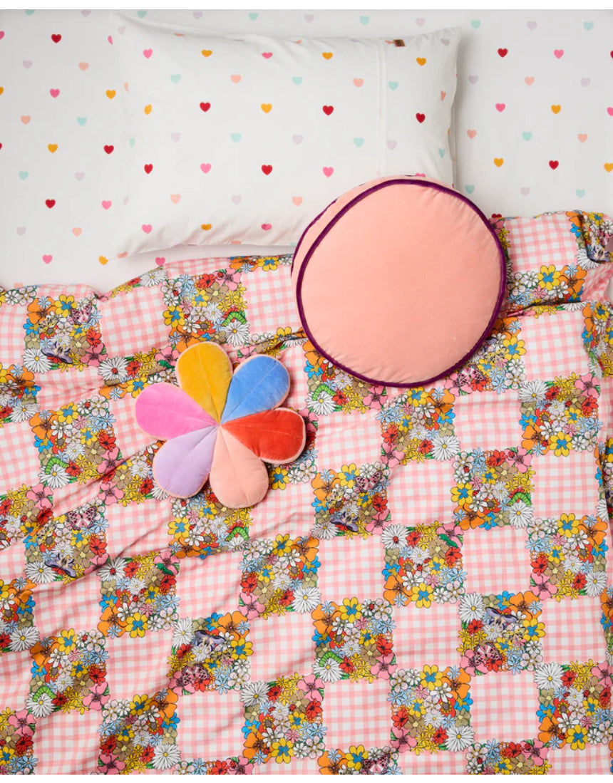 Kip & Co - Plum Jam Velvet Pea Cushion, , Kip & Co - Say It Sister