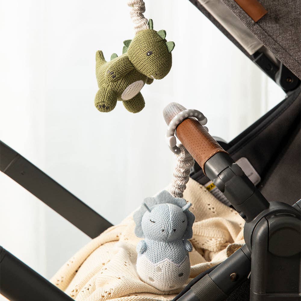 2pk Stroller Toy - Dinosaurs, , Living Textiles - Say It Sister