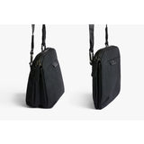 Bellroy Tokyo Side Bag in Raven, a sleek black crossbody bag with adjustable strap and minimalist design for everyday use.