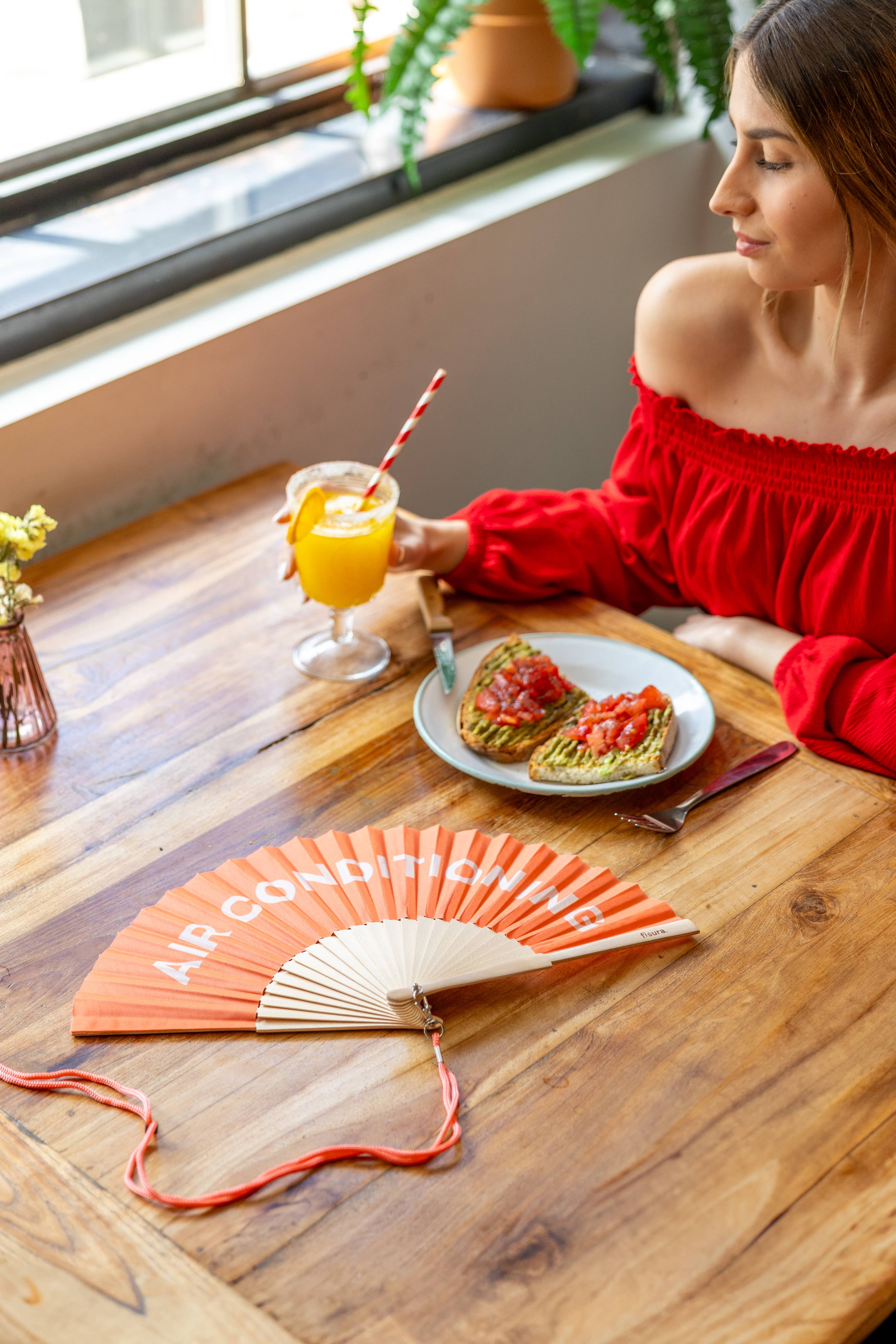 Orange Air Conditioning Fan, fan, Fisura - Say It Sister