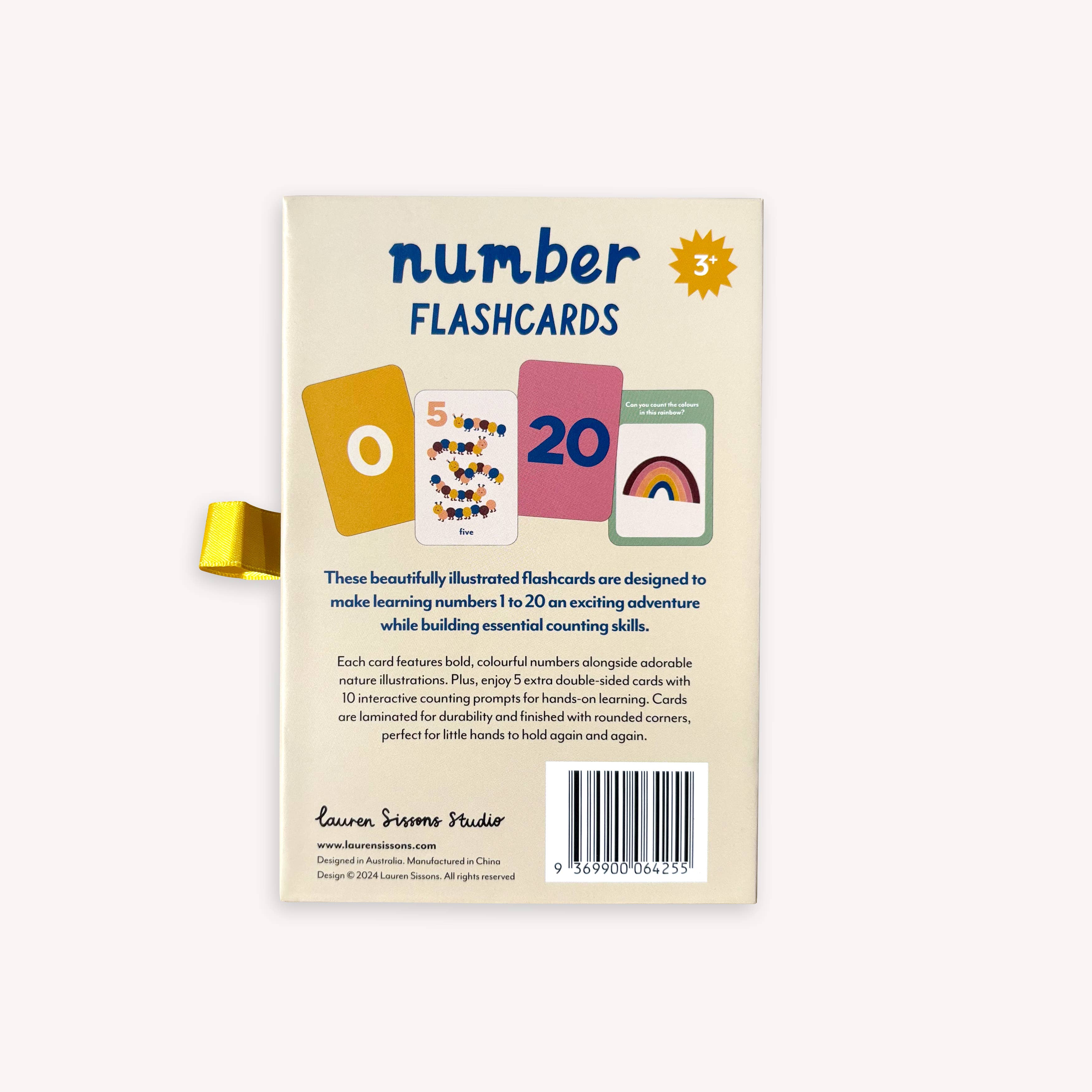 Illustrated Number Flashcards, , Lauren Sissons Studio - Say It Sister