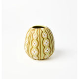 Vintage green Pollen Vase by Jones & Co, featuring a classic design and smooth finish, perfect for floral arrangements.