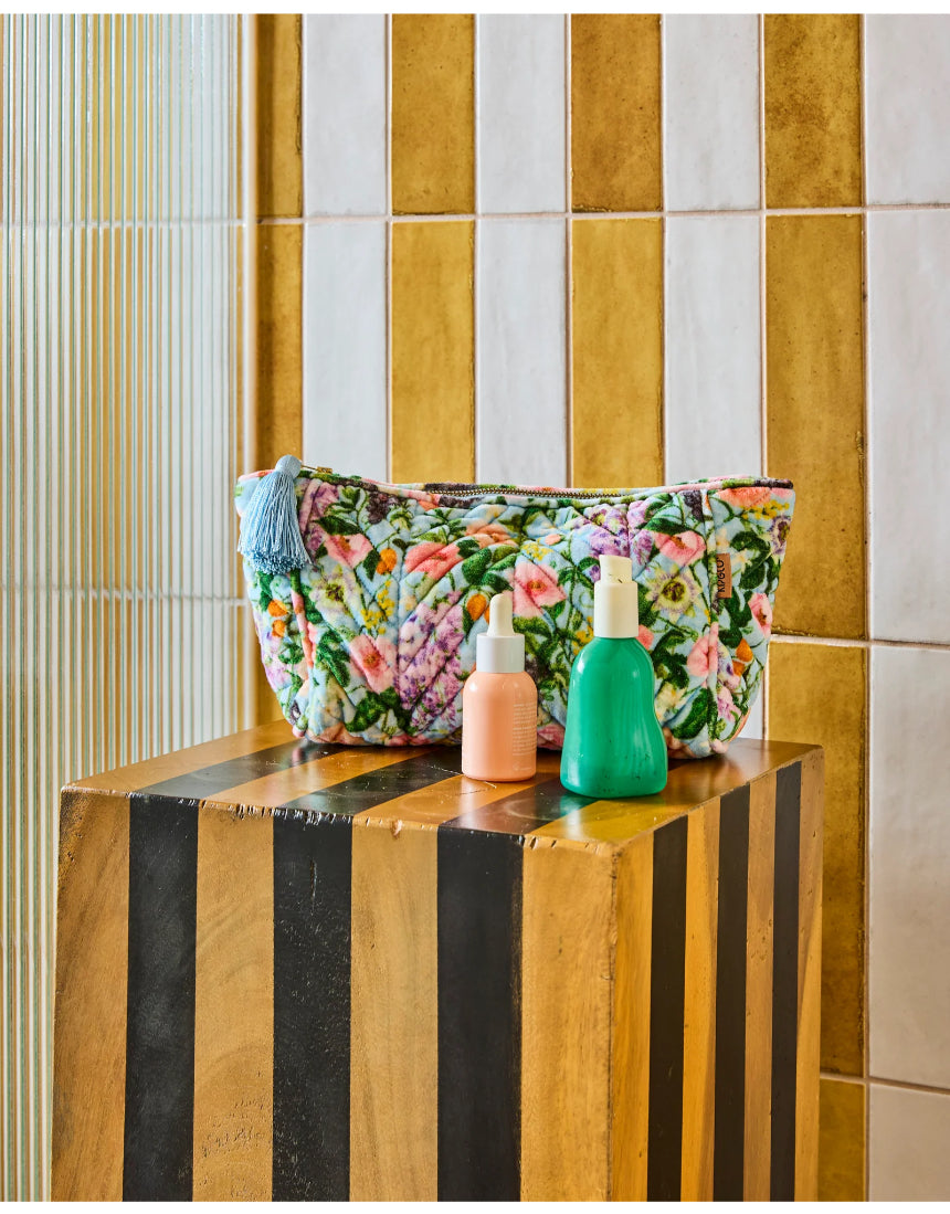 Kip & Co - Spring In The Air Velvet Toiletry Bag, Accessories, Kip & Co - Say It Sister