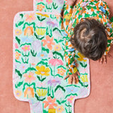 Kip & Co - Popping Flowers Green Baby Change Mat, Change Mat, KIP & CO AUSTRALIA PTY LTD - Say It Sister