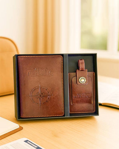 Men's Republic Travel Wallet & Luggage Tag Set, travel, Men's Republic - Say It Sister
