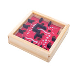 Assorted classic wooden maze games by isAlbi, featuring colorful winding paths and wooden frames for fun puzzle challenges.
