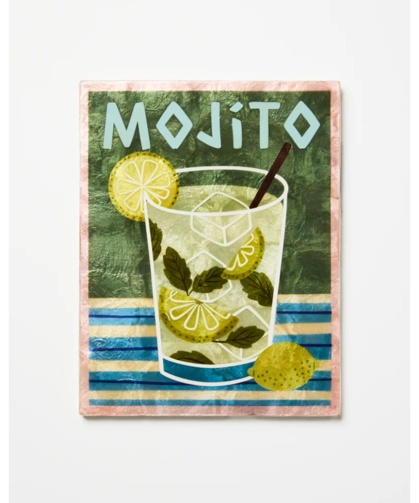 Happy Hour Mojito Tile, Wall Decor, Jones & Co - Say It Sister