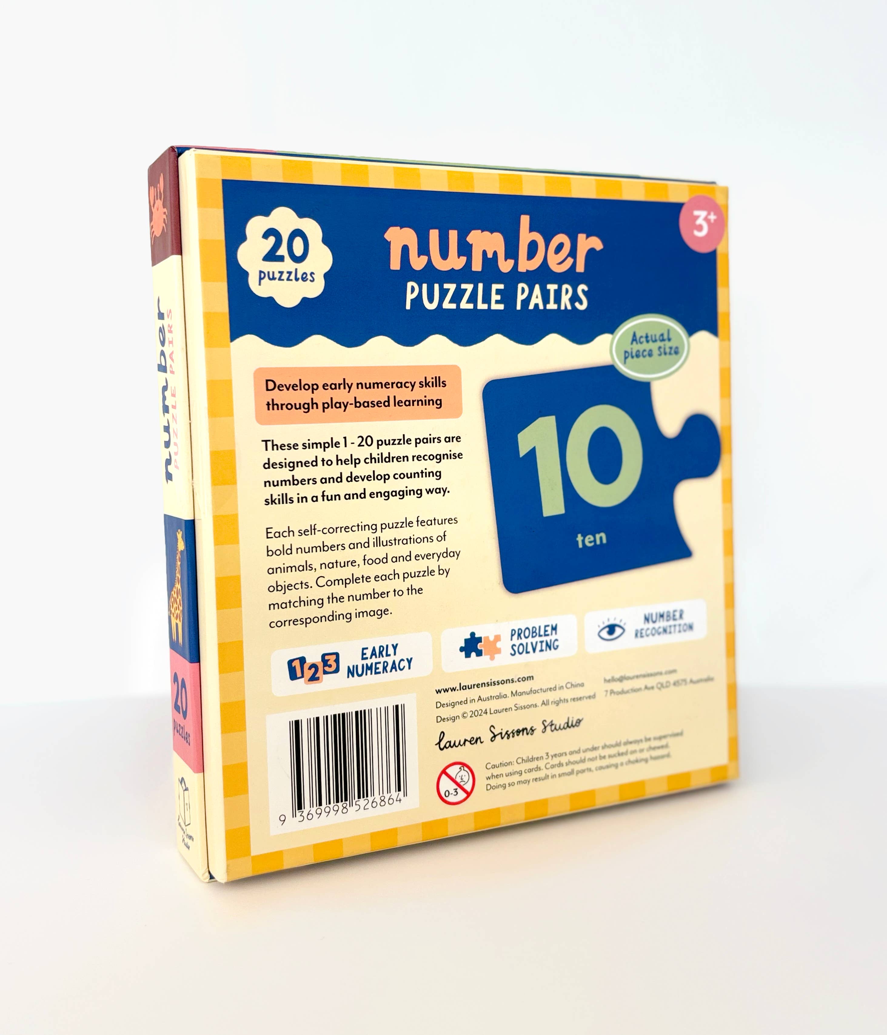 Number Puzzle Pairs, , Lauren Sissons Studio - Say It Sister