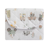 Foldable Waterproof Travel Change Mat - Tractor Ride, , Living Textiles - Say It Sister
