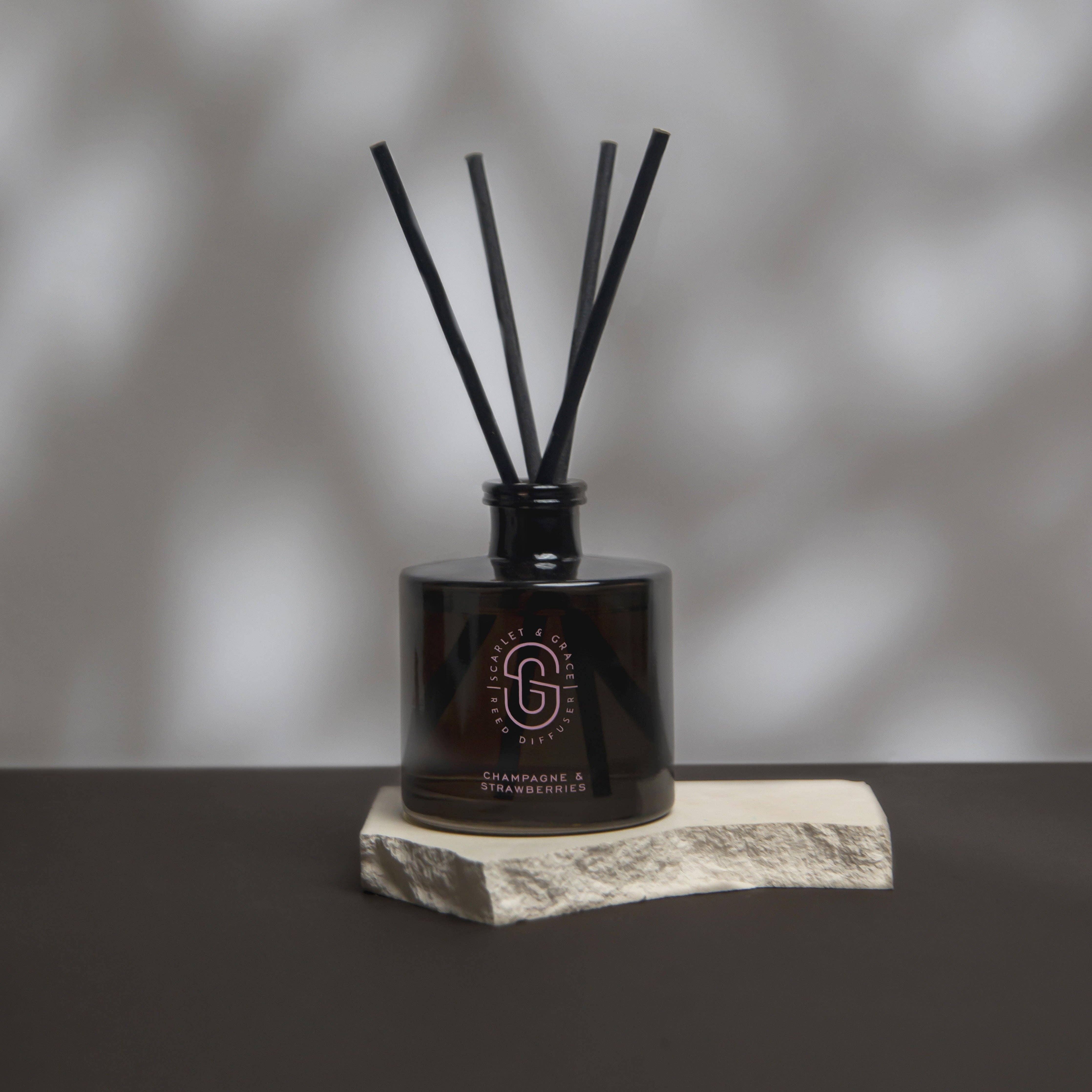 220ML Diffuser - Champagne & Strawberries: 220ML Diffuser - Champagne & Strawberries, , SCARLET & GRACE - Say It Sister