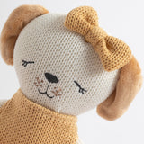 Knitted Animal Toy- Paula the Puppy, , Living Textiles - Say It Sister
