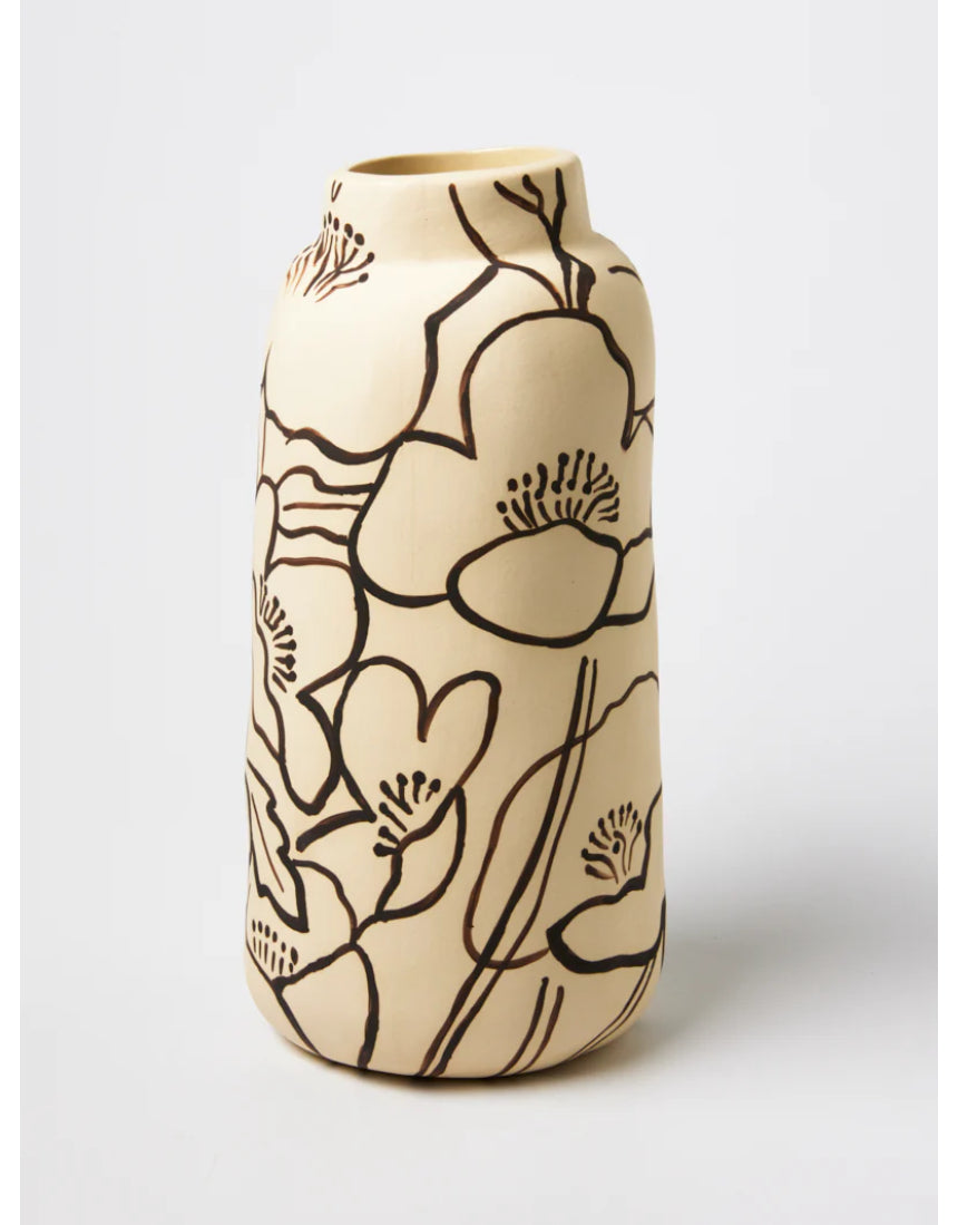 Tender Poppy Tall Vase, vase, Jones & Co - Say It Sister