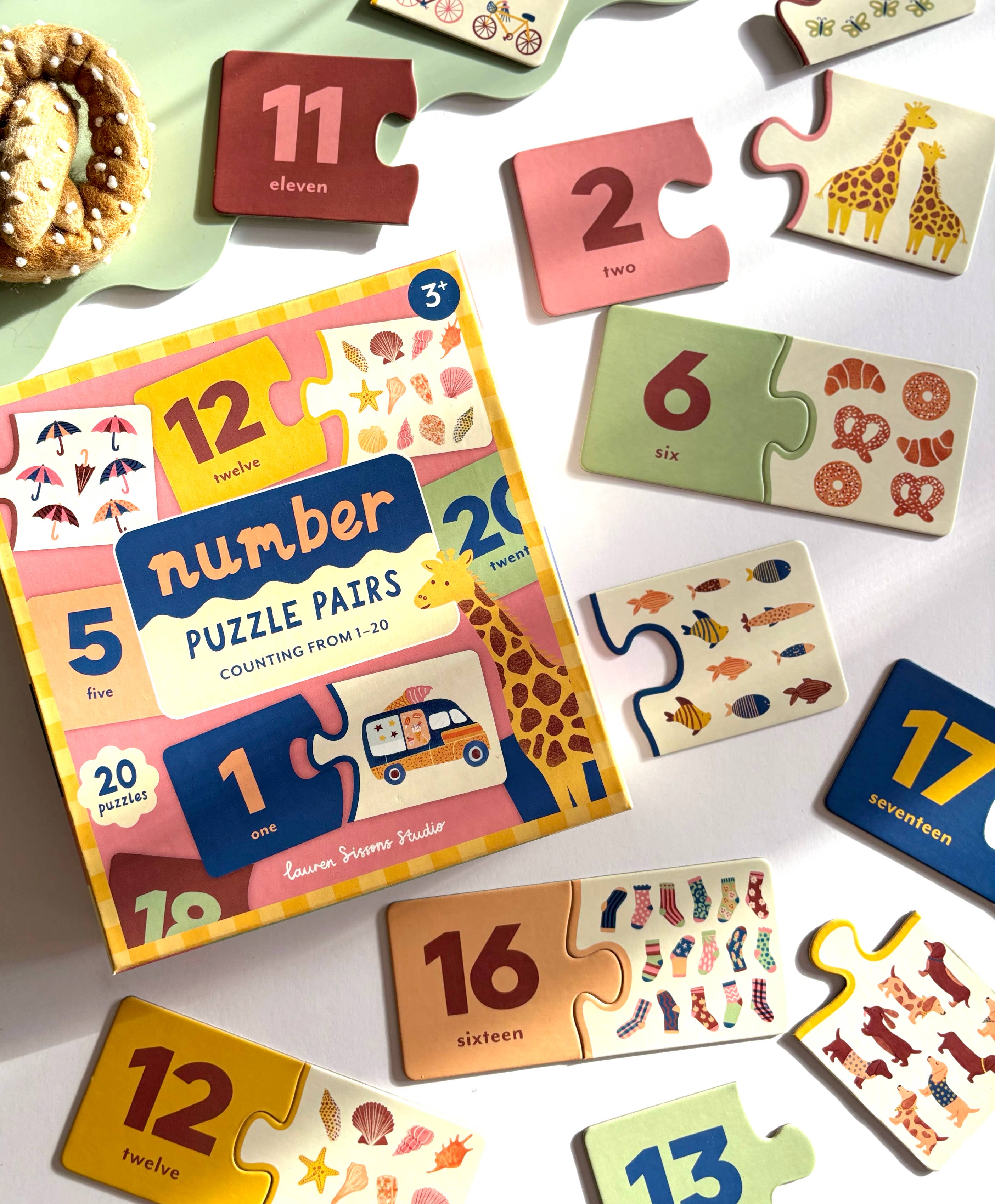 Number Puzzle Pairs, , Lauren Sissons Studio - Say It Sister