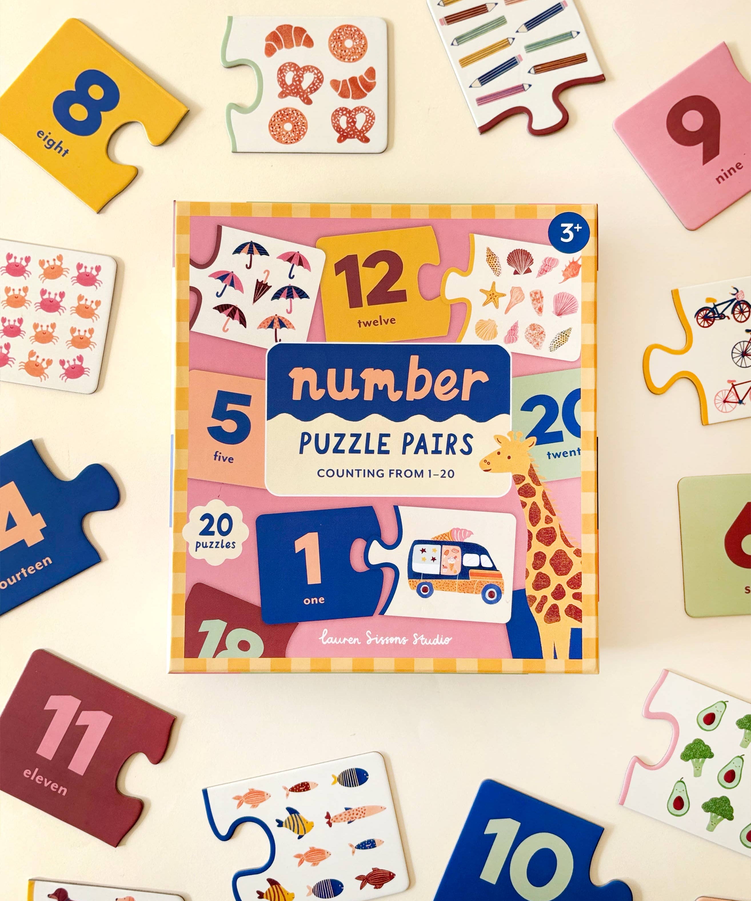 Number Puzzle Pairs, , Lauren Sissons Studio - Say It Sister