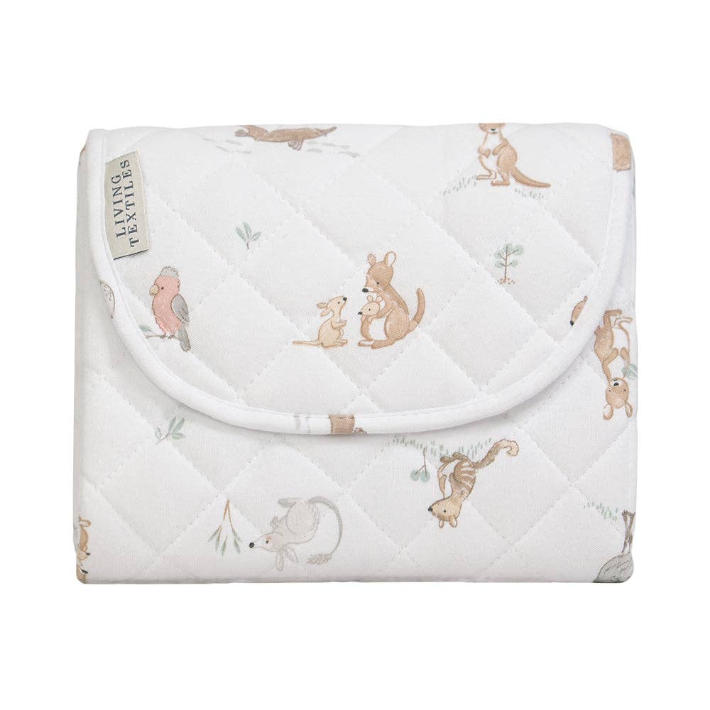 Waterproof Travel Change Mat - Australiana, , Living Textiles - Say It Sister
