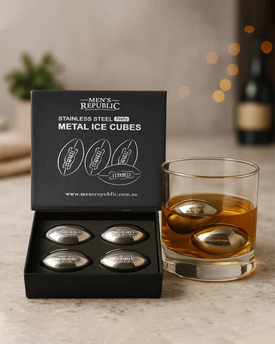 Men's Republic - Footy Ball Ice Cubes - 4 Pieces Stainless Ste, , Men's Republic - Say It Sister