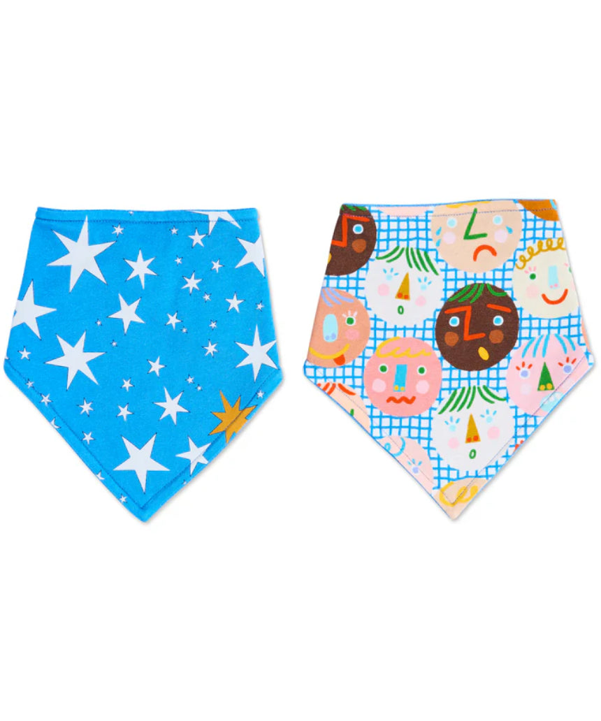 Kip & Co - Happy Stars Dribble Bib Set, , Kip & Co - Say It Sister