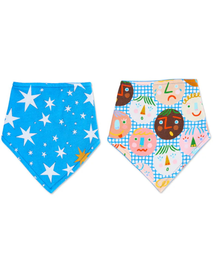 Kip & Co - Happy Stars Dribble Bib Set, , Kip & Co - Say It Sister