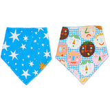 Kip & Co - Happy Stars Dribble Bib Set, , Kip & Co - Say It Sister