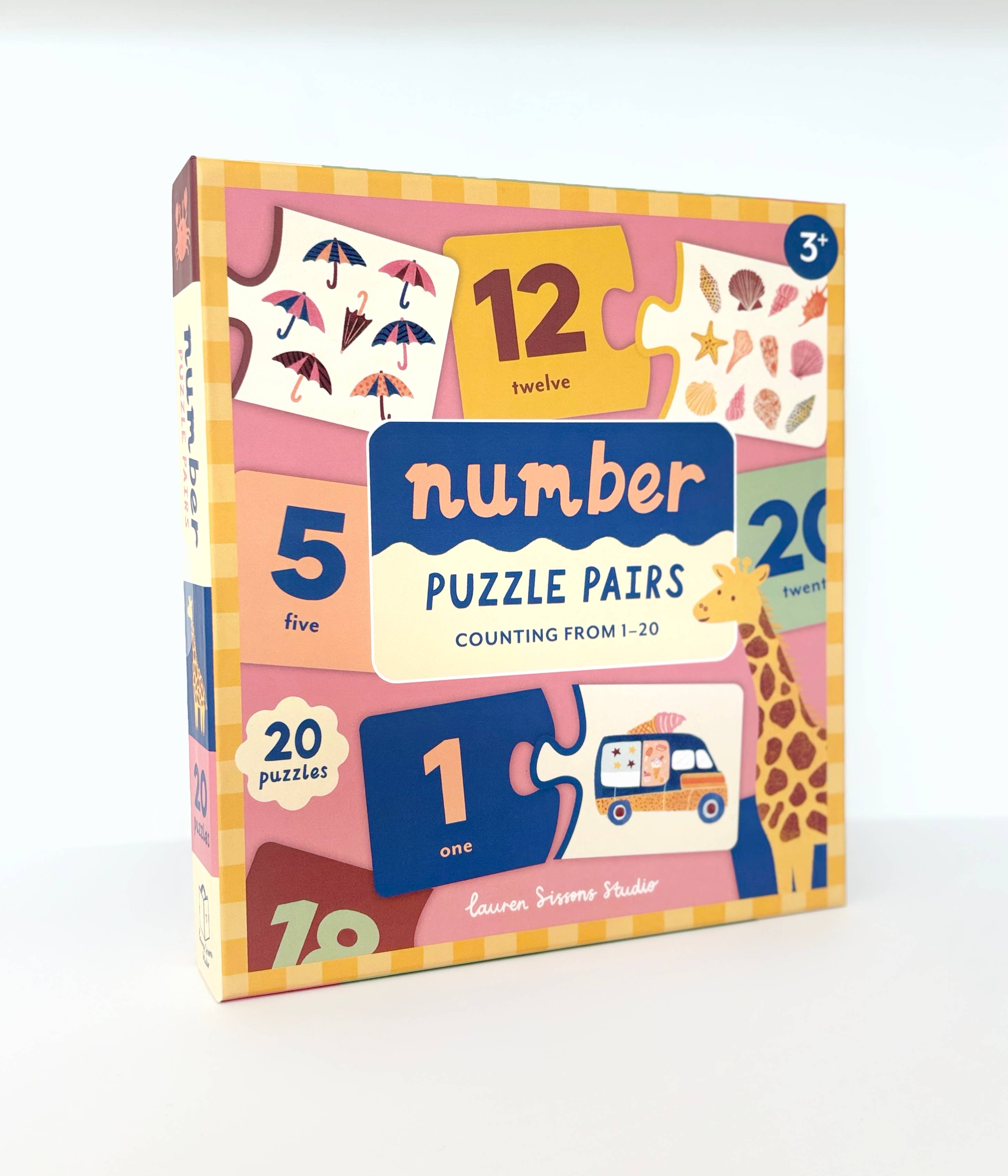 Number Puzzle Pairs, , Lauren Sissons Studio - Say It Sister