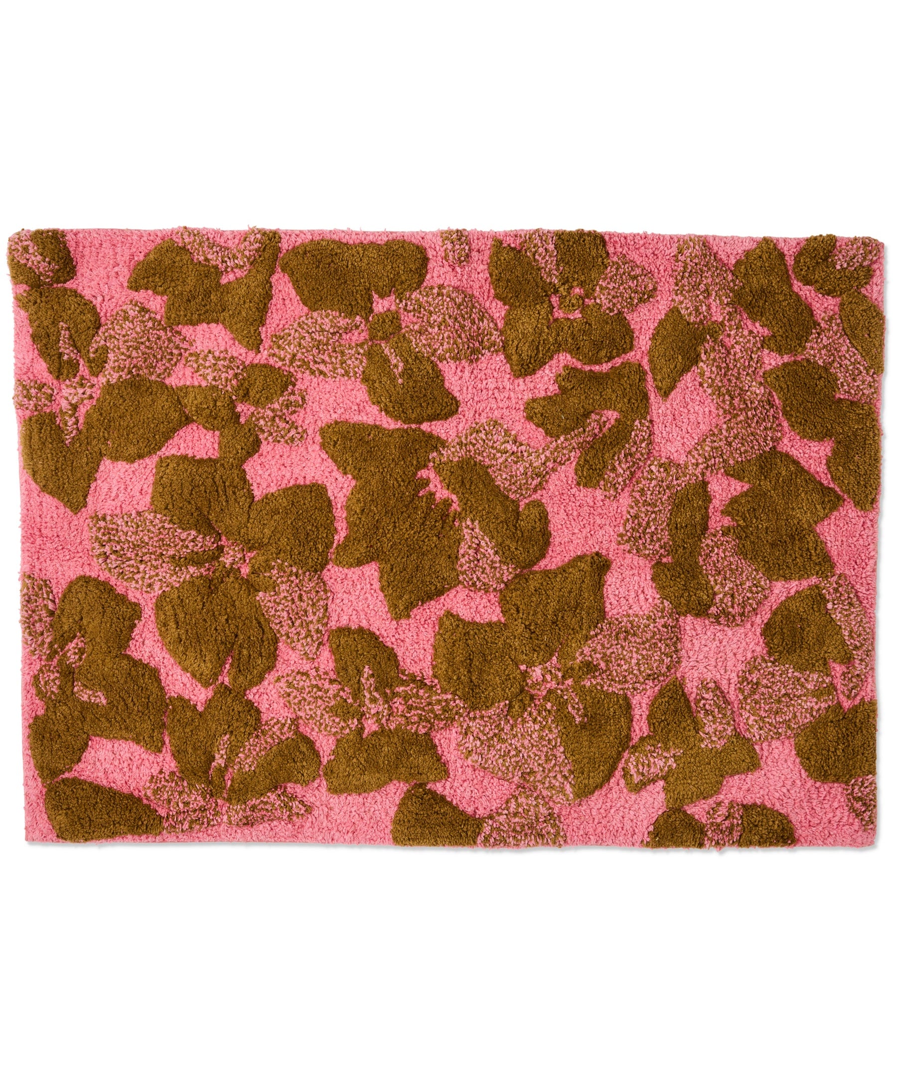 Kip & Co Bloom bath mat featuring colorful floral design, soft absorbent material, and non-slip backing for safe bathroom use.