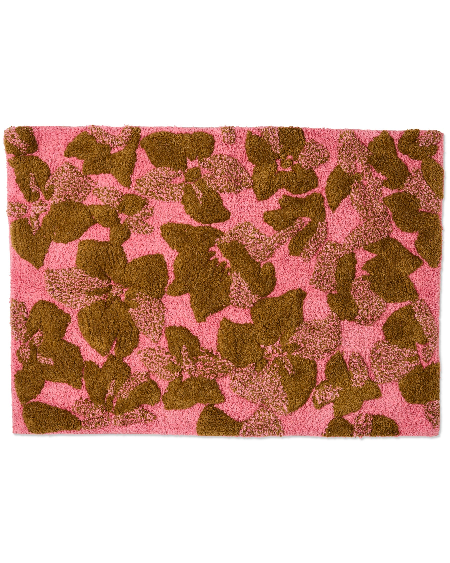 Kip & Co Bloom bath mat featuring colorful floral design, soft absorbent material, and non-slip backing for safe bathroom use.