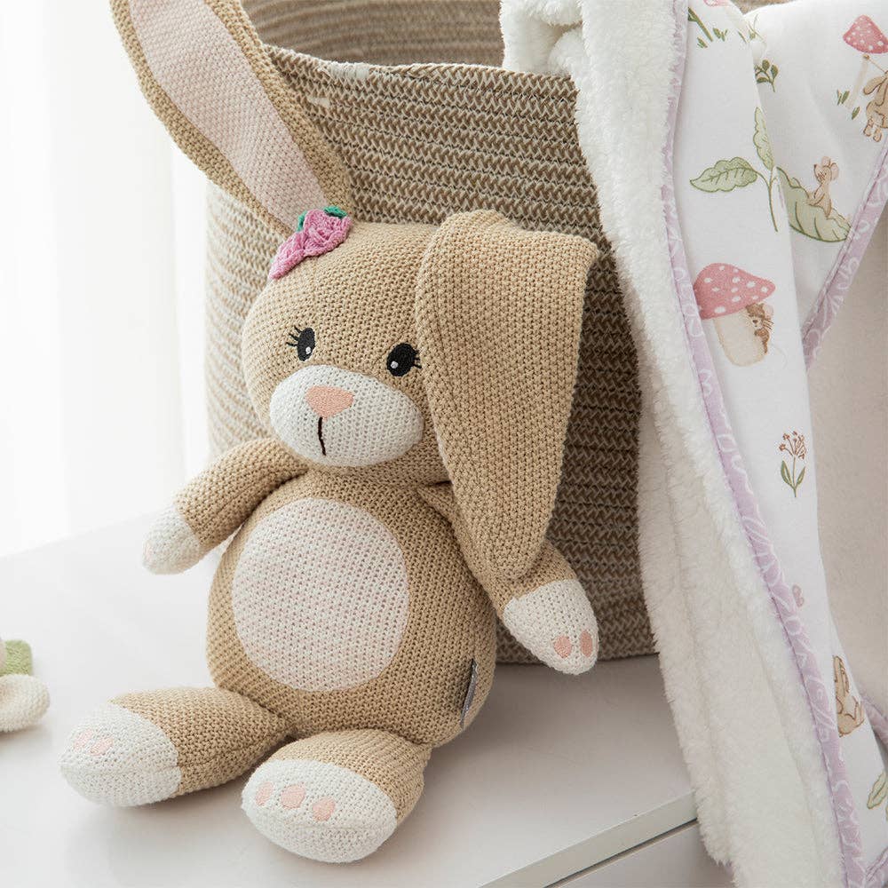 Jersey Sherpa Pram Blanket - Whimsical Wonderland, , Living Textiles - Say It Sister