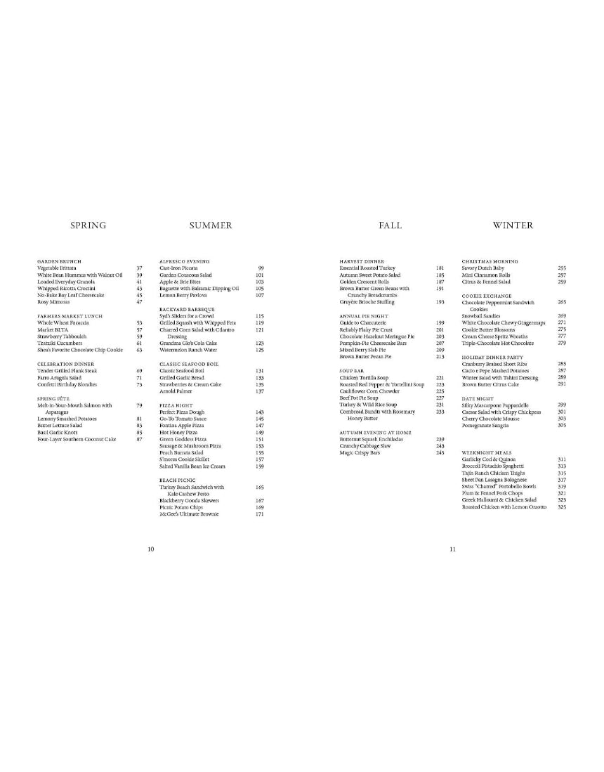 Open book showing "Around the Table: Tables and Traditions for Gathering" by Brumby Sunstate, featuring illustrations and text.