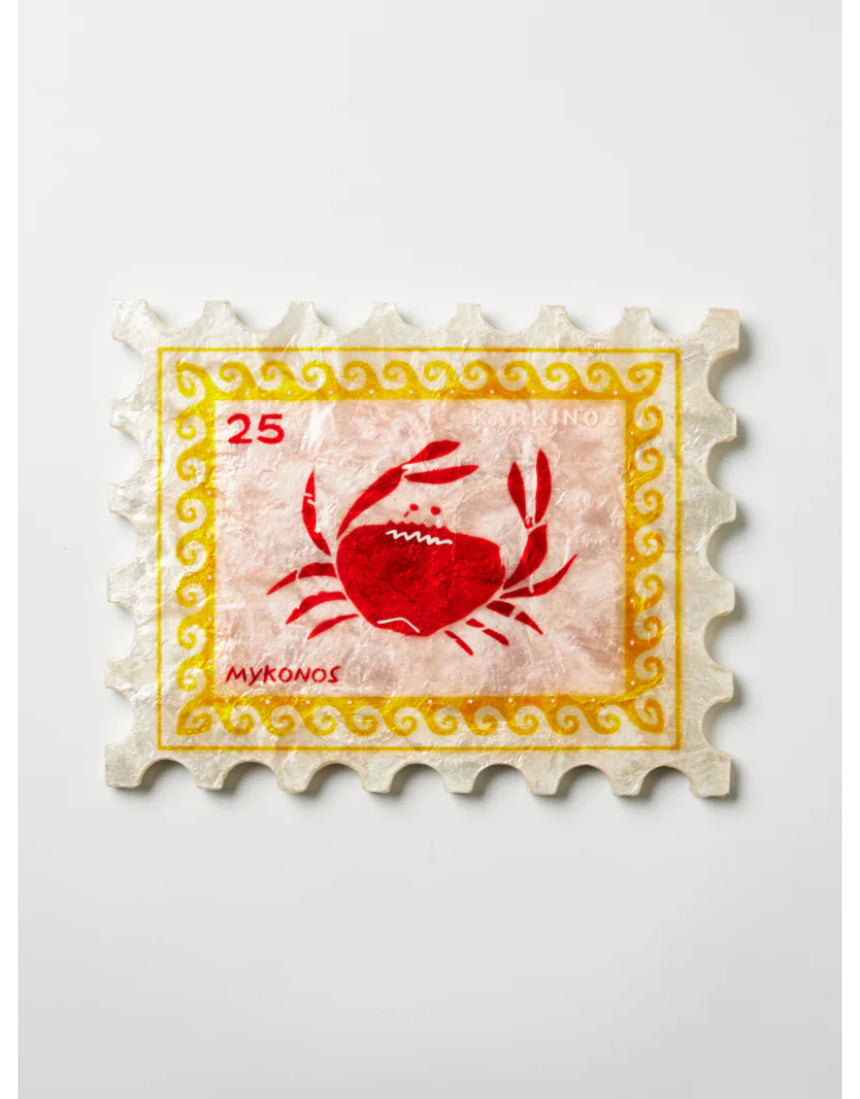 Sunroom Crab Stamp, Wall Decor, Jones & Co - Say It Sister