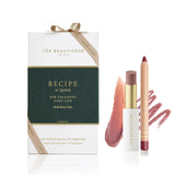 Lük Beautifood Nude Berry Duo lipstick set with two natural shades of lipstick in sleek packaging, perfect for a natural lip look.