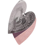 Faux-Tin Heart Bunting Reversible: Light dusty pink, , THE LITTLE PRESS - Say It Sister