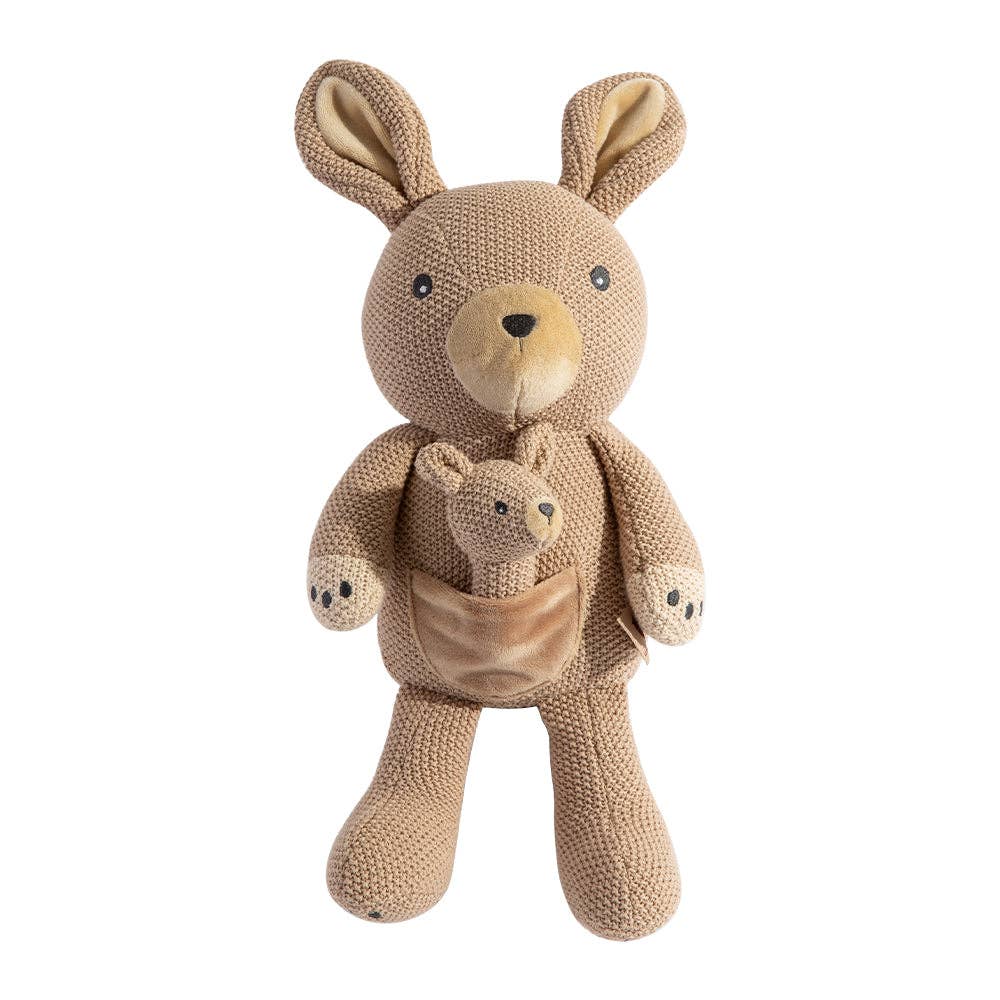 Knitted Toy - Kylie the Kangaroo, , Living Textiles - Say It Sister