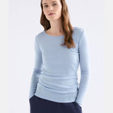 Elk - Merino Long Sleeve Top Pearl Blue, Clothing, Elk - Say It Sister