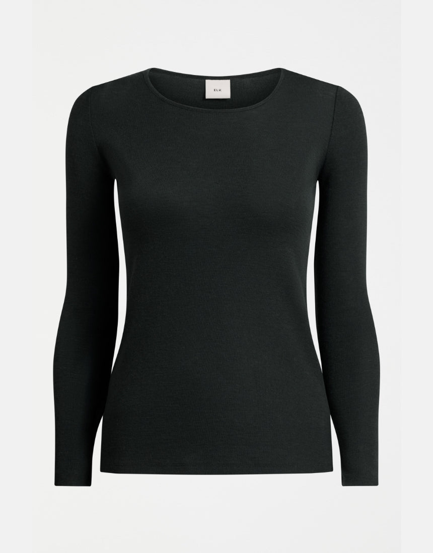 Elk - Merino Long Sleeve Top Dark Pine, Clothing, Elk - Say It Sister