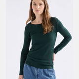 Elk - Merino Long Sleeve Top Dark Pine, Clothing, Elk - Say It Sister