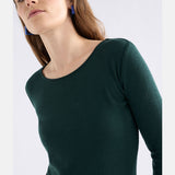 Elk - Merino Long Sleeve Top Dark Pine, Clothing, Elk - Say It Sister