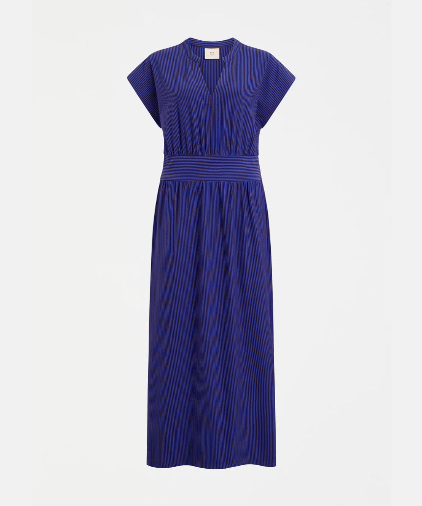 Elk - Evve Dress Chocolate/Cobalt, Clothing, Elk - Say It Sister