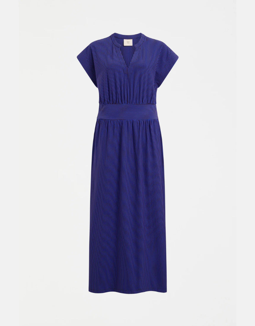 Elk - Evve Dress Chocolate/Cobalt, Clothing, Elk - Say It Sister