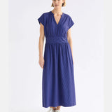 Elk - Evve Dress Chocolate/Cobalt, Clothing, Elk - Say It Sister